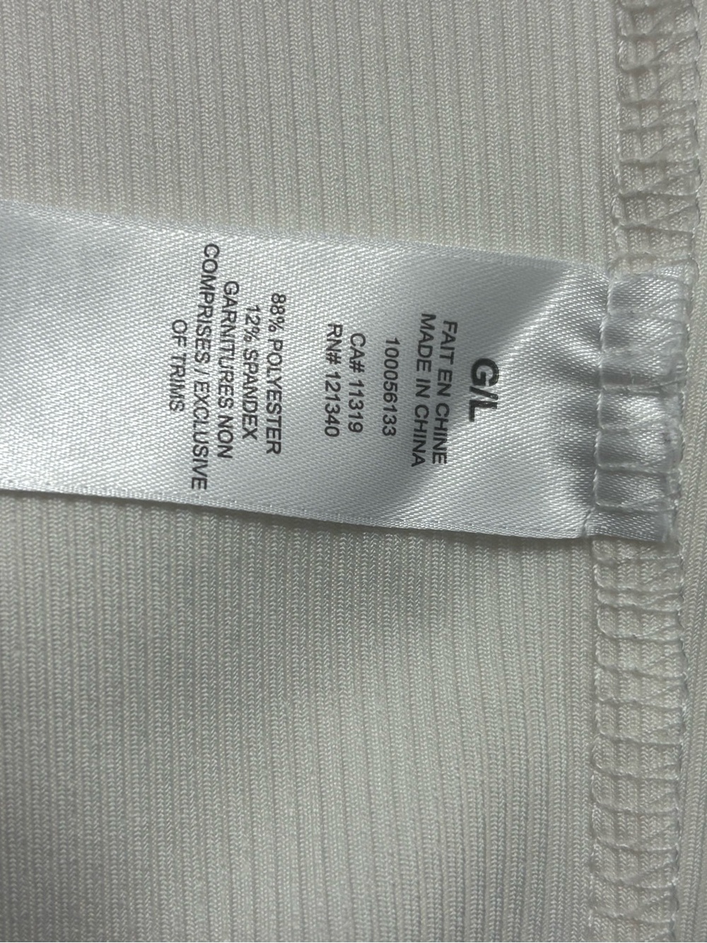 Dynamite White Ribbed Bustier-Style Tank - Picture 10 of 13